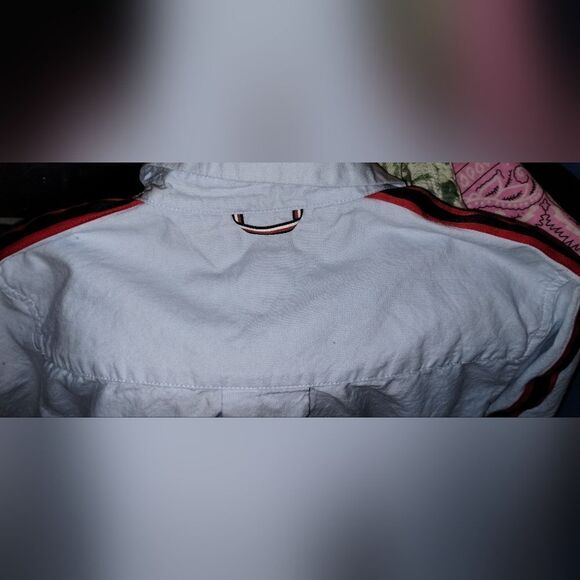 Tommy Hilfiger Jean Shirt Dress with Role Tab Sleeves - Picture 7 of 10